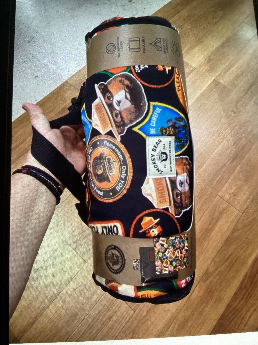 New Smokey Bear Picnic Blanket